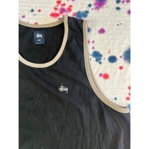 Stussy Tank Black Y2K